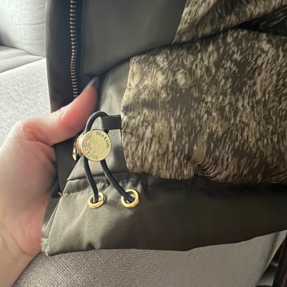 Soia & Kyo JOLEEN-R Mid-Length DOWN COAT - RACOON FUR - Picture 11 of 16